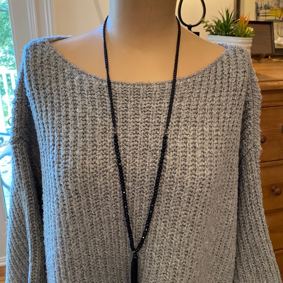 LOFT Grey Tunic Sweater - Size XL - Picture 2 of 16